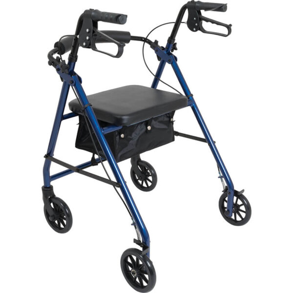 CAMINADOR CON ASIENTO DE REPOSO - COLOR AZUL ROYAL - Imagen 6