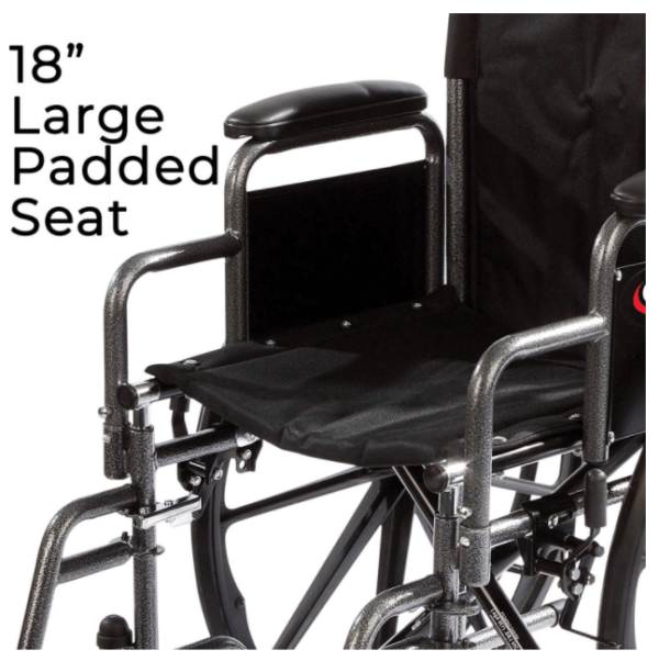 SILLA DE RUEDAS PLEGABLE 18" - Imagen 4