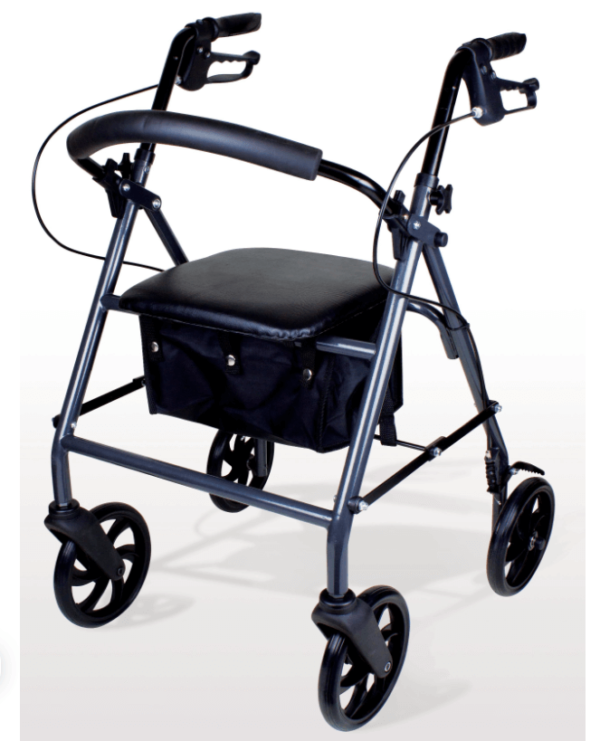CAMINADOR CON ASIENTO - COLOR GRIS